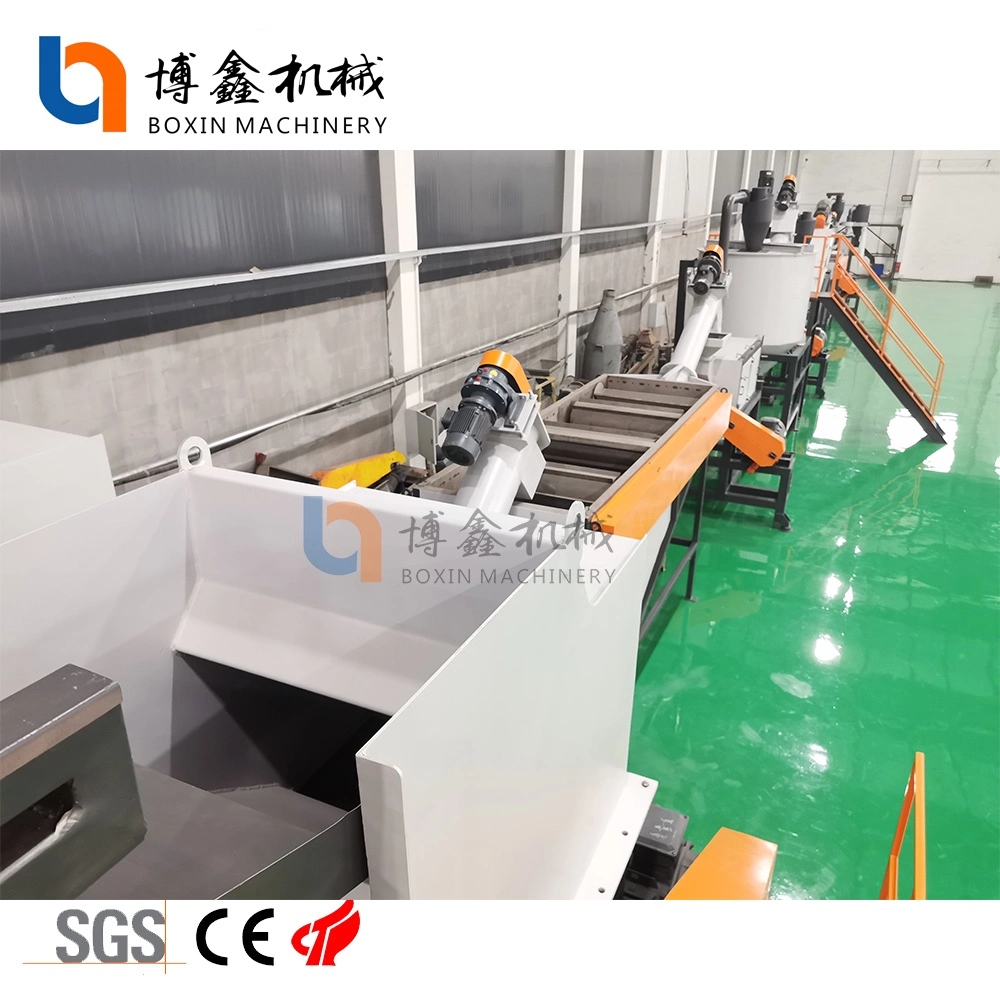 Pet Recycling Bottle Pet Bottle Recycling Equipment 500kg/H Plastic Pet Bottle Recycling Flakes Hot Washing Machine Environmental Equipment